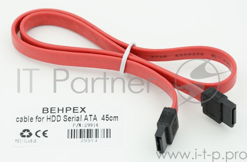 Кабель SATA SATA/SATA 0.45м