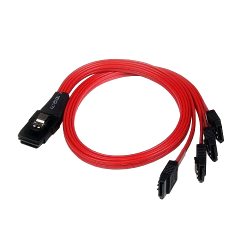 Кабель 26H113215-010 Chenbro 4xSATA-to-MiniSAS SFF-8087 600mm