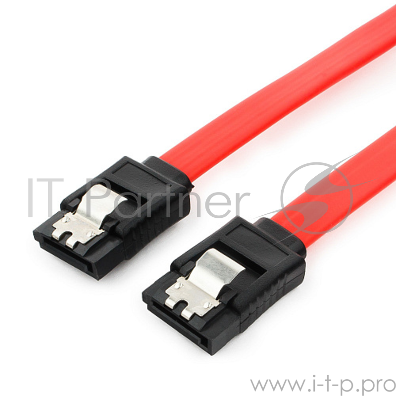 Кабель интерфейсный SATAIII Cablexpert CC-SATAM-DATA-0.3M, 30см, 7pin/7pin, защелка, пакет