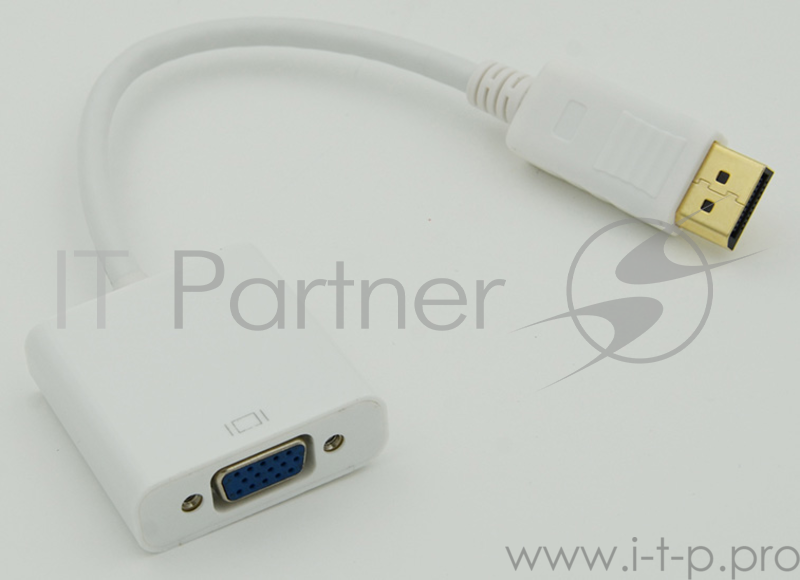 Переходник Display port (male) to VGA (female)