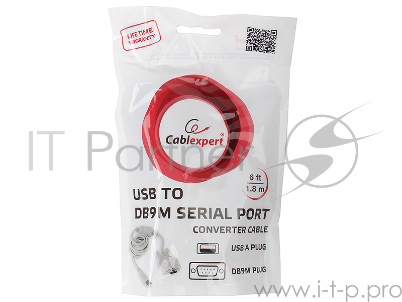 Кабель-адаптер USB AM - COM DB9M(RS232) Gembird UAS 111 1.8м,