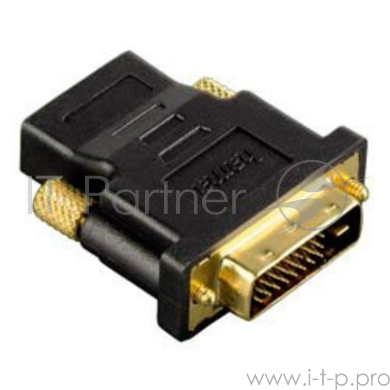 Адаптер DVI Hama H-34035 DVI-D(m)/HDMI19 (f) Позолоченные контакты (00034035)