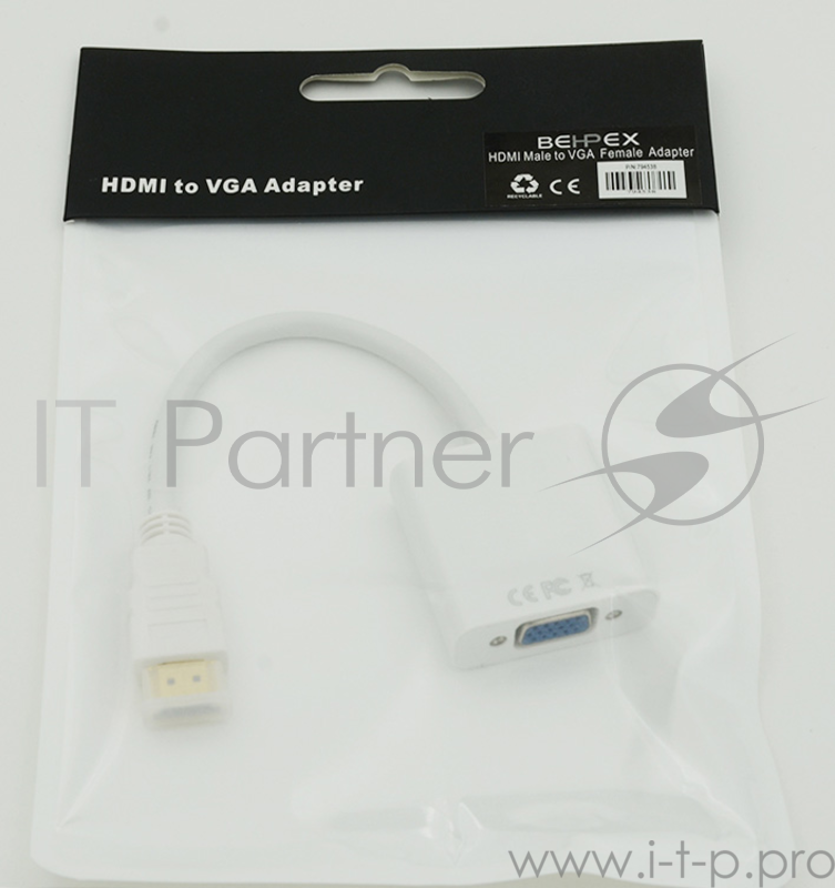 Адаптер видео HDMI (m)/VGA (f)