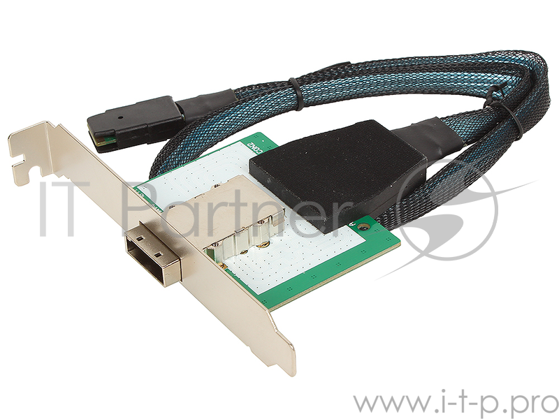 Кабель-переходник SAS Int/Ext 4порт, SFF8087(32pin) - SFF8088(32pin), 50cm, (Y23-MSAS-037-1)