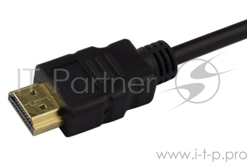 Кабель-адаптер HDMI M-->VGA 15F ORIENT C050, для подкл.монитора/проектора к выходу HDMI