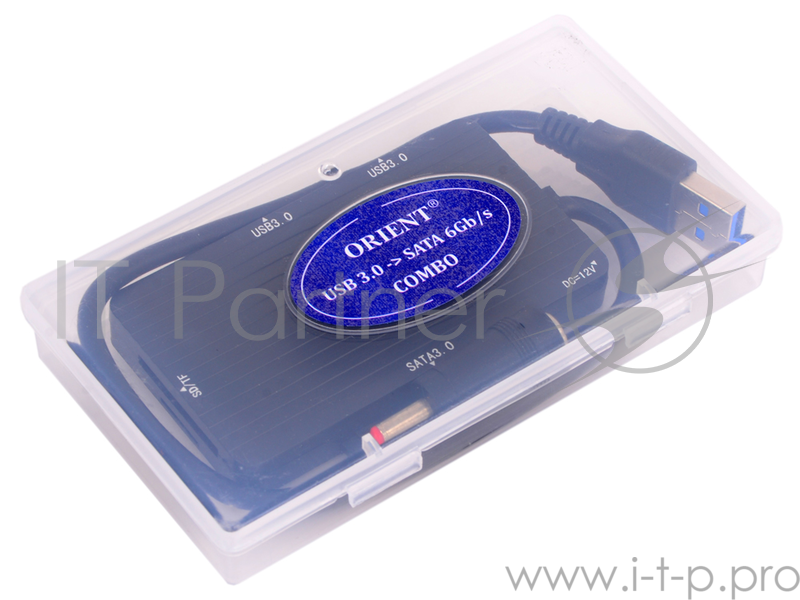 ORIENT UHD-508 Адаптер USB 3.0 to SATA 6Gb/s (ASM1153E, поддержка UASP) SSD & HDD 2.5
