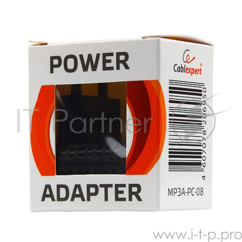 аксессуары Cablexpert Адаптер питания 100/220V - 5V USB 1 порт, 1A, белый (MP3A-PC-08)