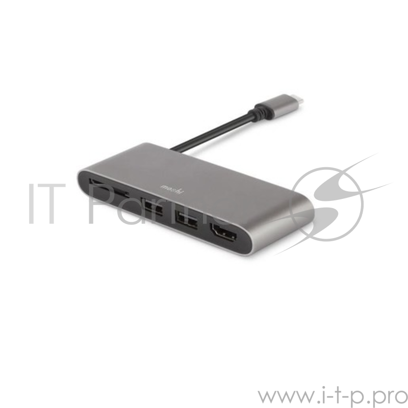 Адаптер Moshi USB-C Multimedia Adapter. Цвет серый.