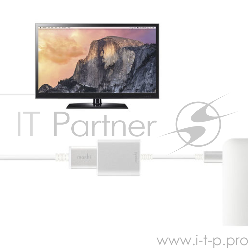 Адаптер Moshi USB-C to HDMI. Цвет: серебряный.