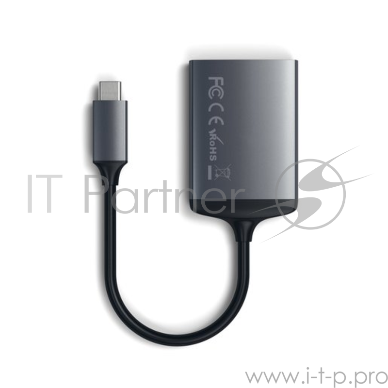 Адаптер Satechi Type-C UHS-II Micro/SD Card. Цвет серый космос.