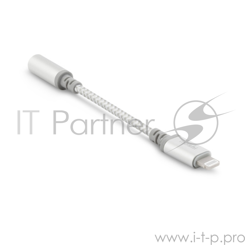 Адаптер Moshi Integra Lightning на 3,5 мм Аудио для наушников. Цвет серебряный.