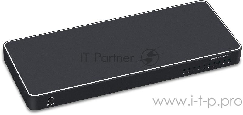 Greenconnect Разветвитель v2.0 HDMI 1на 8 выходов, 4Kx2K 60Hz HDCP 2.2 серия Greenline GL-v108K Greenconnect Разветвитель v2.0 HDMI 1на 8 выходов, 4Kx2K 60Hz HDCP 2.2 серия Greenline GL-v108K