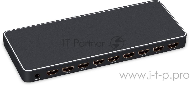 Greenconnect Разветвитель v2.0 HDMI 1на 8 выходов, 4Kx2K 60Hz HDCP 2.2 серия Greenline GL-v108K Greenconnect Разветвитель v2.0 HDMI 1на 8 выходов, 4Kx2K 60Hz HDCP 2.2 серия Greenline GL-v108K