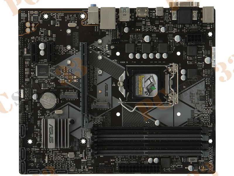 Мат. плата Socket1151 ASUS PRIME B360M-A (iB360, 4xDDR4, M.2, SATA III, PCI-E, D-Sub, DVI, HDMI, 1Гбит LAN, USB3.1, mATX)