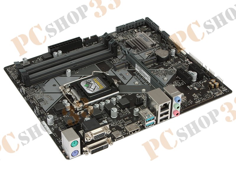 Мат. плата Socket1151 ASUS PRIME B360M-A (iB360, 4xDDR4, M.2, SATA III, PCI-E, D-Sub, DVI, HDMI, 1Гбит LAN, USB3.1, mATX)