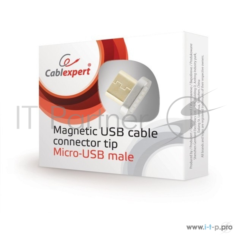 Адаптер microUSB Cablexpert CC-USB2-AMLM-mUM для магнитного кабеля, коробка
