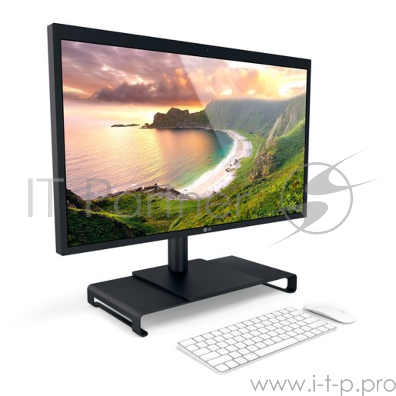 Подставка для монитора Satechi Universal Aluminum Unibody Monitor Stand. Материал алюминий. Цвет черный оникс.