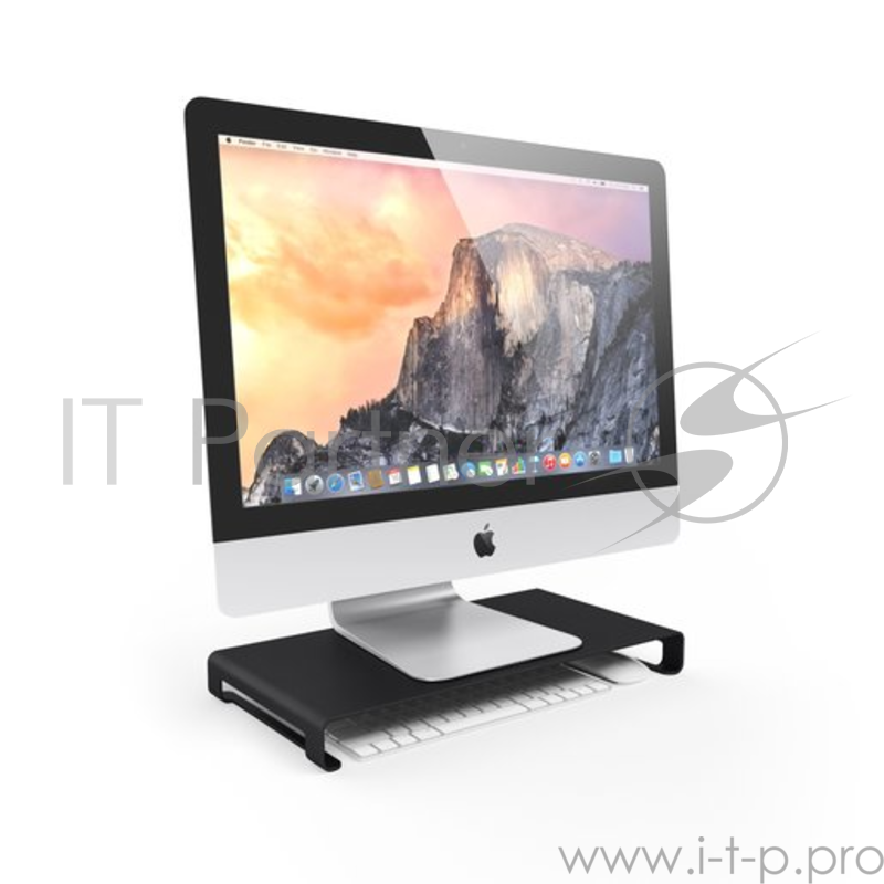 Подставка для монитора Satechi Universal Aluminum Unibody Monitor Stand. Материал алюминий. Цвет черный оникс.