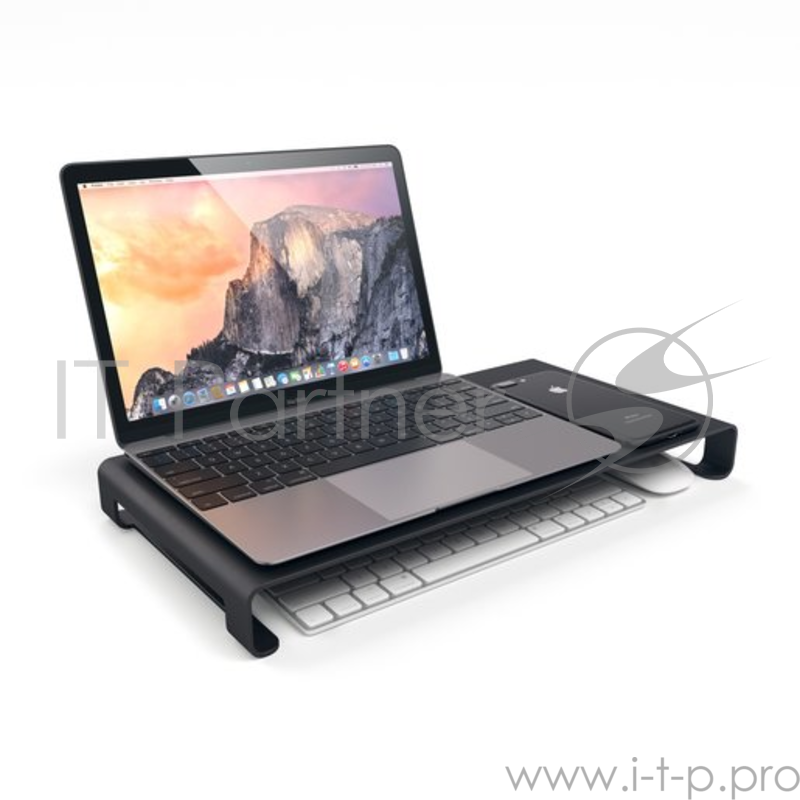 Подставка для монитора Satechi Universal Aluminum Unibody Monitor Stand. Материал алюминий. Цвет черный оникс.
