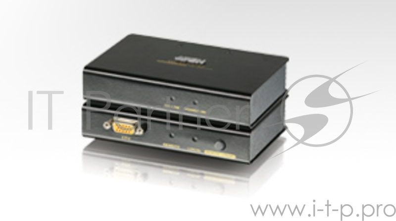 Удлинитель, SVGA+KBD+MOUSE PS2 ATEN, 150 метр., HD-DB15+2x6MINIDIN, Female, с KVM-шнуром, Б.П. 220> 5V (CE250A-A7-G)