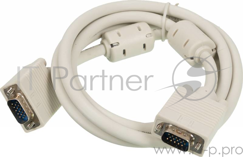 Кабель VGA 1.8м Ningbo SVGA 15M/15M феррит.кольца, CAB016S-06F