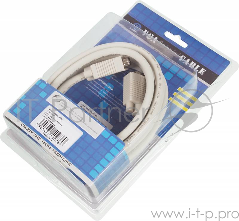 Кабель SVGA Ningbo CAB016S-10F VGA HD15 (m)/VGA HD15 (m) 3м феррит.кольца