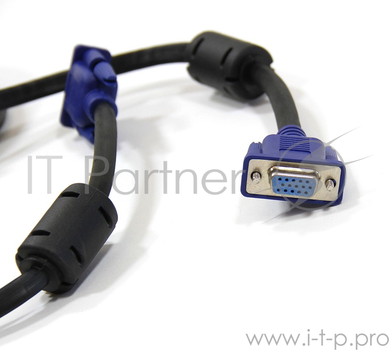 Кабель удлинительный SVGA (15m/15f) 10m 2 фильтра TV-COM <QCG342AD-10M/QCG122H-10M>