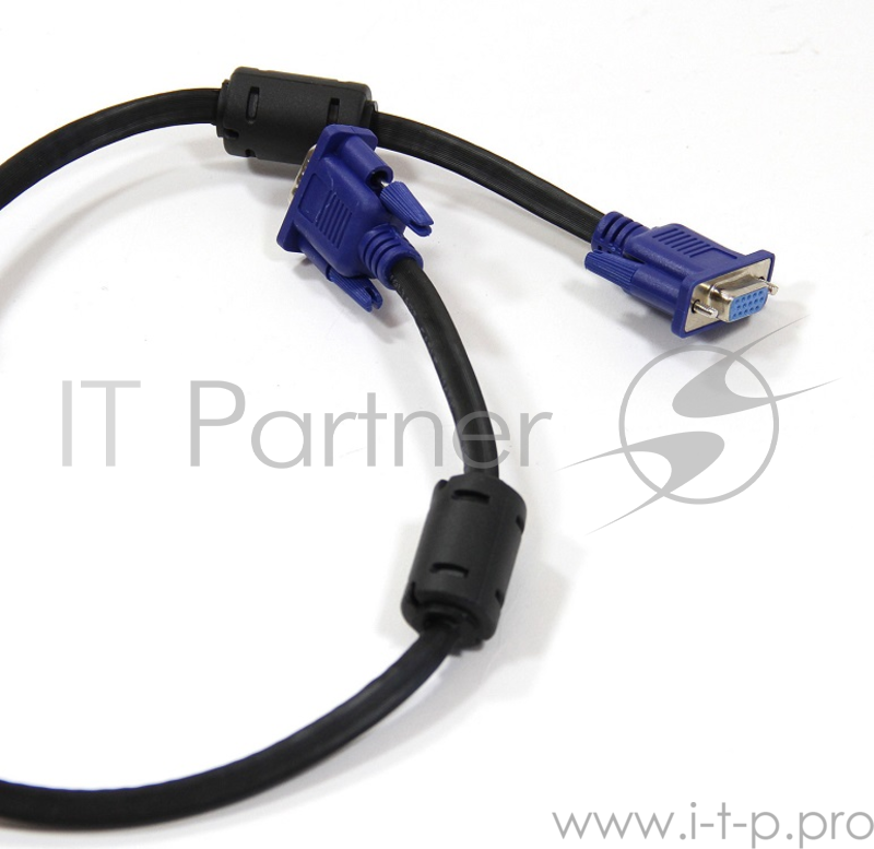 Кабель удлинительный SVGA (15m/15f) 10m 2 фильтра TV-COM <QCG342AD-10M/QCG122H-10M>