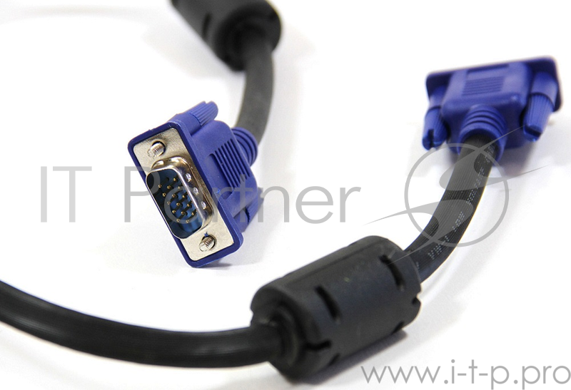 Кабель удлинительный SVGA (15m/15f) 10m 2 фильтра TV-COM <QCG342AD-10M/QCG122H-10M>