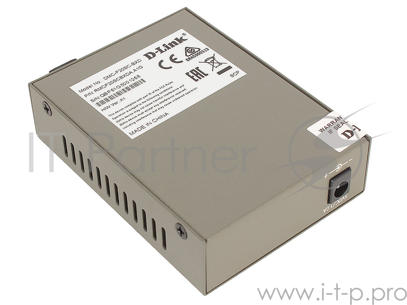 Сетевое оборудование D-Link DMC-F20SC-BXD/A1A WDM медиаконвертер с 1 портом 10/100Base-TX и 1 портом 100Base-FX с разъемом SC (ТХ: 1550 нм RX: 1310 нм ) для одномодового оптического кабеля (до 20 км)
