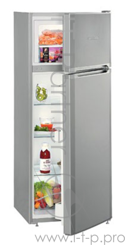 Холодильник Liebherr CTPsl 2521 серебристый (двухкамерный)