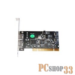 Контроллер STLab (A183) SATA150, 2ext 2int, RAID 0/1, PCI, RTL