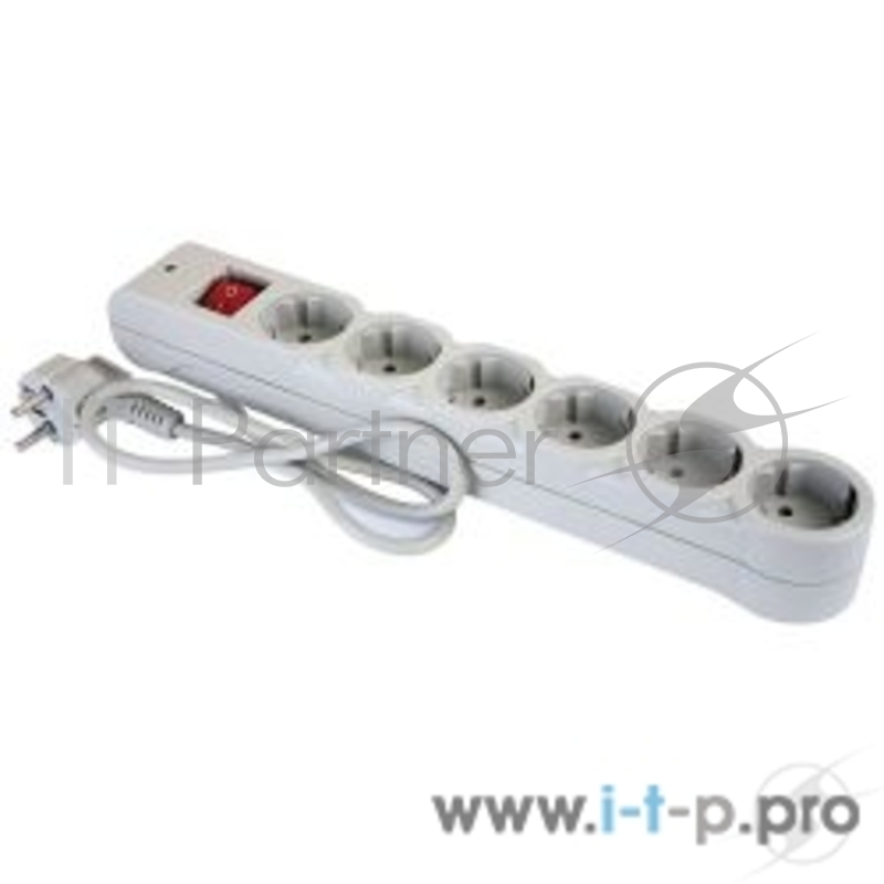 Сетевые фильтры Defender Фильтр DFS-601,1.8м, 6 евророзеток 99406