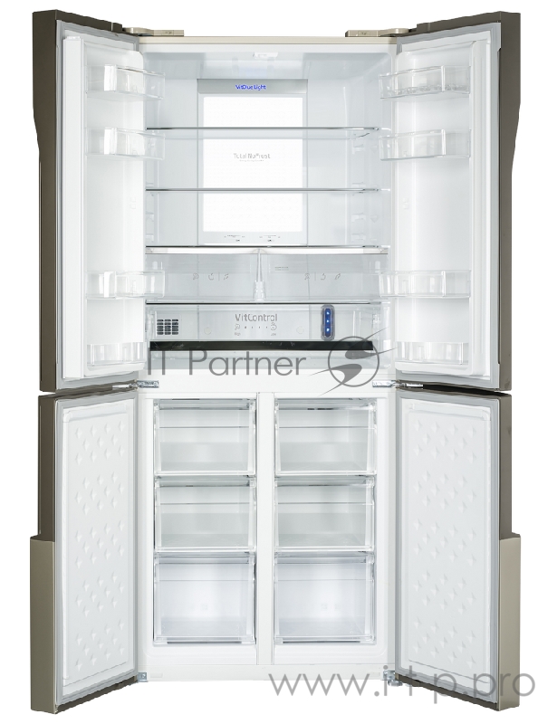 Холодильник Hansa FY418.3DFXC нержавеющая сталь (трехкамерный) ДизайнFrench Door ТипМногокамерный холодильник Общий объем, л460 Общий полезный объем, л418 Объем холодильной камеры, л274 Объем морозильной камеры, л144 Разморозка холодильной камерыNo