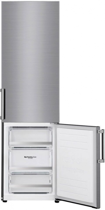 Холодильник LG GA-B509BMJZ серебристый (двухкамерный)