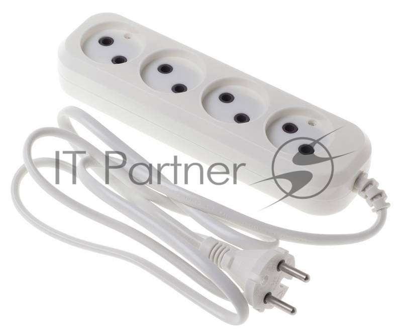 Сетевые фильтры BURO Сетевой удлинитель 4 розетки, 5 метров, (BU-PSL4.5/W), белый (пакет ПЭ) {475344}