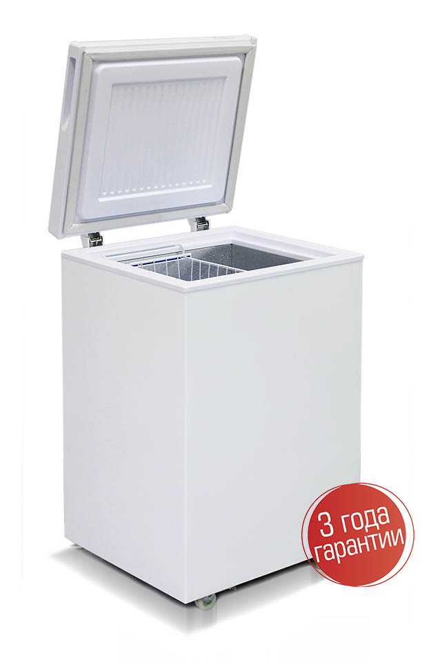 Морозильный ларь Бирюса 100К белый