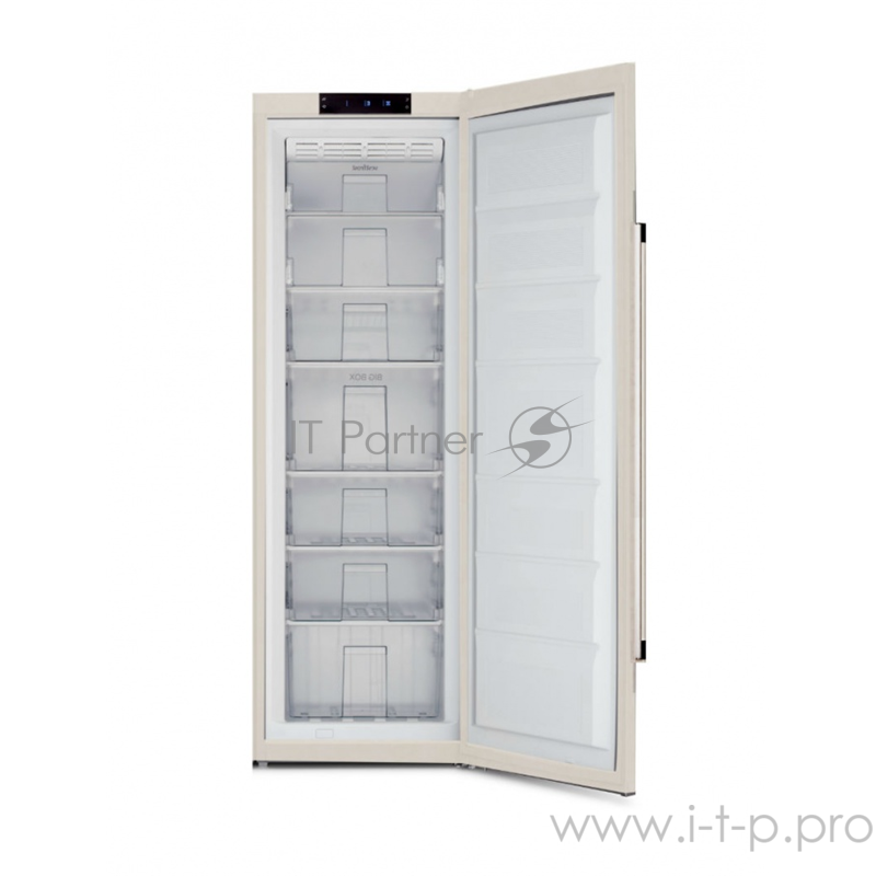 Морозильные камеры Vestfrost Морозильное отделение.(Деталь сайда VF395-1SBB).Объем: 265 л (241). Цвет: бежевый. 1 компрессор (R600a). Класс энергопотребления A+. Размеры (ВхШхГ), см: 187,5х63х70. No Frost.