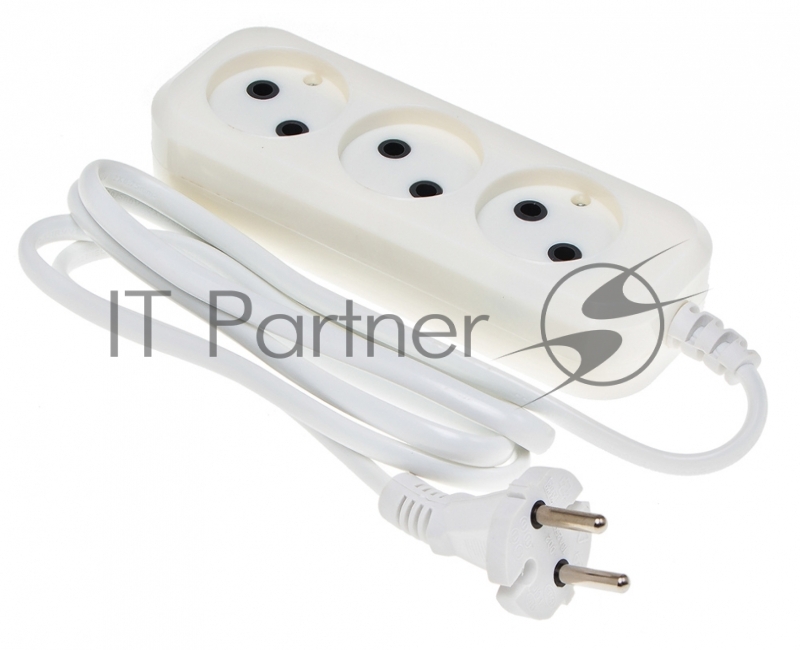 Сетевые фильтры BURO Сетевой удлинитель 3 розетки,1.5 метра, (BU-PSL3.1/W), белый (пакет ПЭ) {475331}