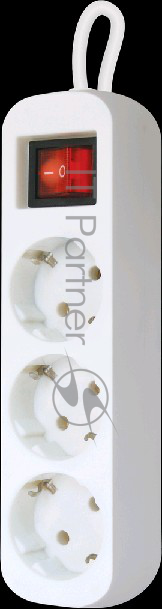 Сетевые фильтры Defender Удлинитель S330 3.0 м, 3 розетки 99234 выключатель, с заземлением