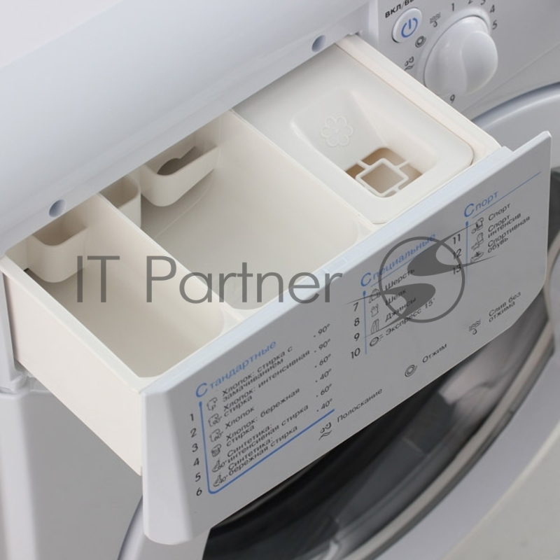 Стиральная машина INDESIT IWSC 6105 (CIS) / 85x60x45, загрузка фронтальная, 6кг, до 1000 об/мин при отжиме