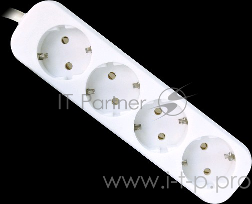 Сетевые фильтры Defender Удлинитель E418 1.8 м, 4 розетки 99225, с заземлением