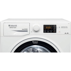 Стиральная машина HOTPOINT-ARISTON RST601W / 85x59.5x42.5, фронтальная загрузка, большой цифровой дисплей, 6 кг, 1000 об/мин, белая