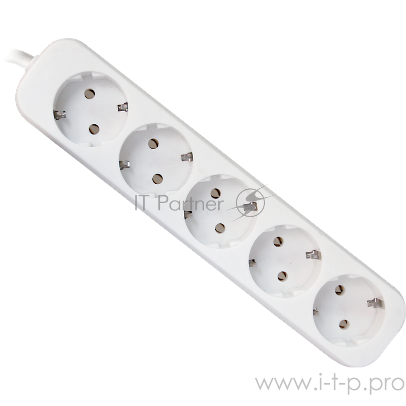 Сетевые фильтры Defender Удлинитель E550 5.0 м, 5 розеток 99231, с заземлением