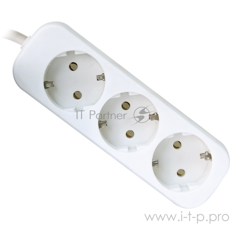 Сетевые фильтры Defender Удлинитель E318 1.8 м, 3 розетки 99221, с заземлением