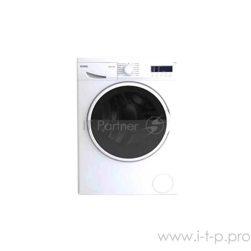 Стиральная машина VESTEL 84.5x41.6x59.7 см, 1000 об/мин, 6 кг, 15 программ, LCD дисплей, класс энергоэффективности: А++. Цвет: белый.