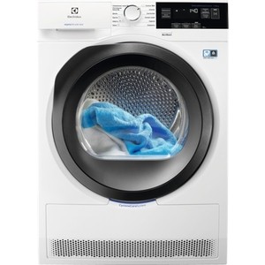 Сушильная машина ELECTROLUX EW8HR359S, 9 кг, класс энергоэффективности A++, глубина 60 см, большой ЖК дисплей, инверторный двигатель, конденсационная сушка c технологией Heat Pump