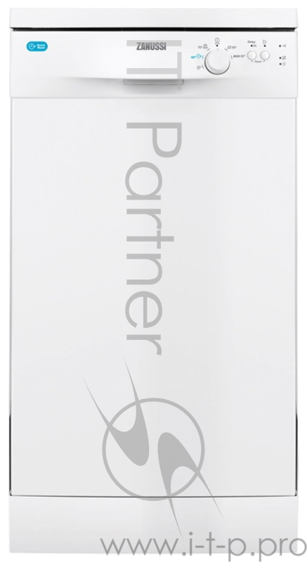 Посудомоечная машина Zanussi ZDS12002WA Узкая посудомоечная машина, белого цвета, 9 комплектов, электронное управление со световыми индикаторами, 5 программ: Эко 50°, Короткая 65°, Интенсивная 70°, Обычная мойка 65°, Ополаскивание и ожидание, Отложен