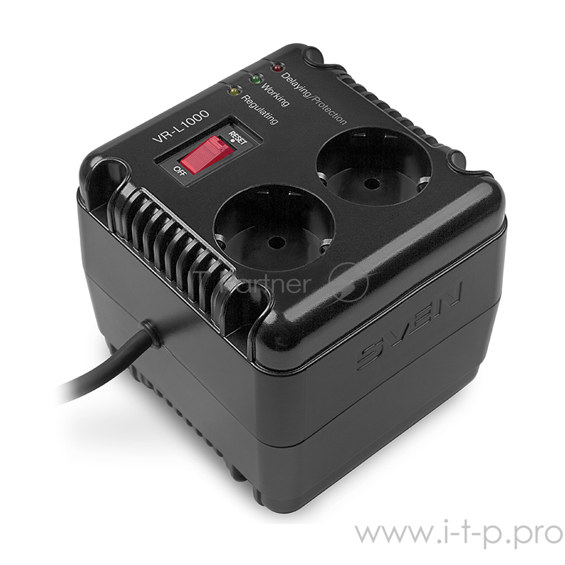 Сетевые фильтры SVEN Стабилизатор напряжения VR-L1000 SV-014872