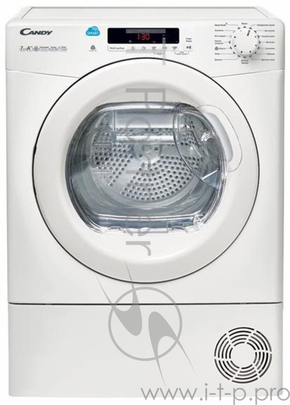 Сушильная машина Candy CS4 H7A1DE-07 кл.энер.:A+ макс.загр.:7кг белый